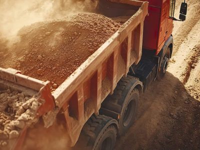 Mining transport truck showing what is mining logistics