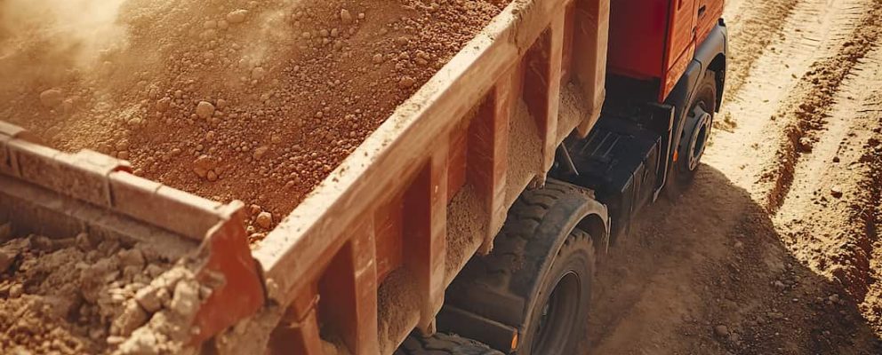Mining transport truck showing what is mining logistics